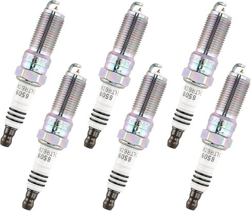 Iridium Spark Plugs Bujias Compatible with Toyota Camry 1992-2011 for Honda Civic 1999-2000 for Nissan Sentra 1991-1999 Replaces 3764 6418 XS63 3540 XP3923 BKR6EIX11 1UNA18110 9900079K60KR6 Set of 6 in Saudi Arabia