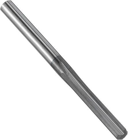 uxcell الرمي مخرطة 4 مم H7 الصلبة كربيد آلة مخرطة 4 المزامير الحلزونية مستقيم عرقوب طحن القاطع أداة للمعادن الخشب ثقب التوسيع in Saudi Arabia