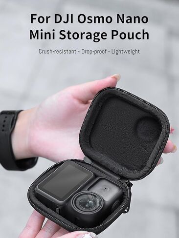 Osmo Nano Mini Carrying Case, Dual Layer Storage Protective Travel Bag for DJI Osmo Nano Cameras Lens Protection Outdoor Activities Lightweight Protective Hard Shell, Anti-shock Compact Case in Saudi Arabia