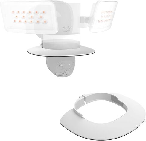 غطاء واقي من الشمس للاستخدام الخارجي متوافق مع كاميرا الأمان eufy Floodlight E340، مادة ABS مقاومة للطقس ومضادة للمطر وحماية ضد الثلوج in Saudi Arabia