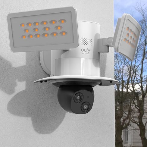 غطاء واقي من الشمس للاستخدام الخارجي متوافق مع كاميرا الأمان eufy Floodlight E340، مادة ABS مقاومة للطقس ومضادة للمطر وحماية ضد الثلوج in Saudi Arabia