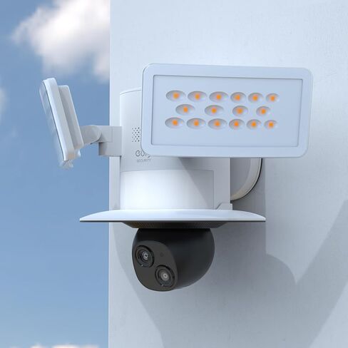 غطاء واقي من الشمس للاستخدام الخارجي متوافق مع كاميرا الأمان eufy Floodlight E340، مادة ABS مقاومة للطقس ومضادة للمطر وحماية ضد الثلوج in Saudi Arabia