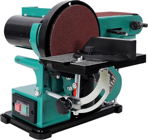 4" x 36" Belt Sander with 6" Disc Sander – Heavy Duty Polisher Grinder, 120V/60Hz, High-Torque Motor, Woodworking & Metal Sanding Station in Saudi Arabia