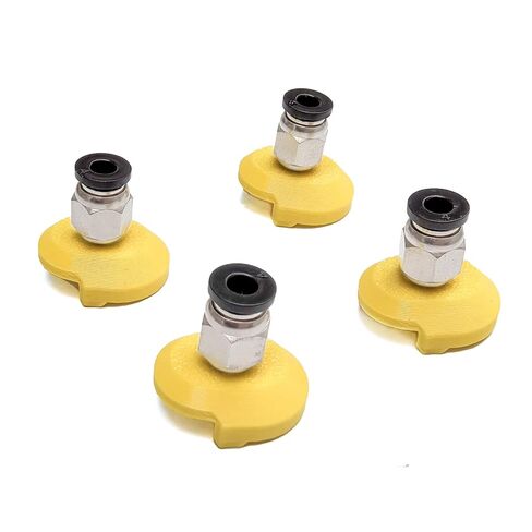 4 Packs AMS Lite Inlet Ceramic Ring Protector for Bambu Lab A1/A1 Mini, Wear-Resistant, Durable, Easy Install Bambu Lab 3D Printer Accessories A1/A1 Mini Series (AMS lite Protector-Yellow) in Kuwait