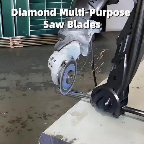 3-Pack Diamond Saw Blades 4.5in- Heavy Duty Angle Grinder Discs for Cutting Tile, Marble, Quartz, Stone, Metal & Plastic, Wet or Dry Use,Durable Multi-Purpose Blades in Saudi Arabia