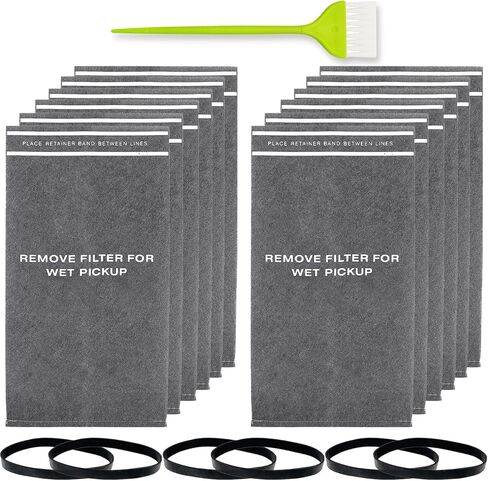 12 Pack 38737 Replacement for Craftsman 2.5 Gallon Shop Vac Filter Bags, compatible with CRAFTSMAN 2 to 2.5 Gallon Wet/Dry Vacuums and 5 Gallon Powerhead Bucket Vac, Part 9-38737 / CMXZVBE38737 in Saudi Arabia