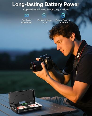 FirstPower NP-BG1 بطارية 2 حزمة وشاحن بطارية ثنائي القناة لسوني NP-BG1 NP-FG1، Cyber-Shot DSC-H3 H7 H9 H10 H20 H50 H55 H70 HX5V HX7V HX9V HX10V HX30V W30 W50 W55 W70 W80 W120 W150 W220 W230 in Kuwait