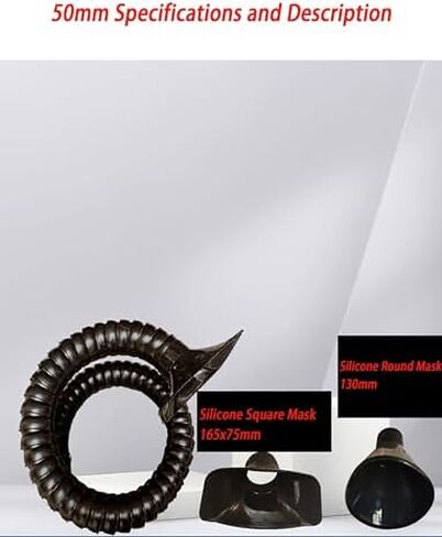 Adjustable Fume Extraction Arm - 250cm Length, 200mm Diameter Dust Collection Hose for Welding, Laser Marking & Industrial Use - Efficient Air Filtration System in Saudi Arabia