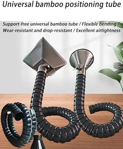 Adjustable Fume Extraction Arm - 250cm Length, 200mm Diameter Dust Collection Hose for Welding, Laser Marking & Industrial Use - Efficient Air Filtration System in Saudi Arabia