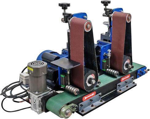 INTSUPERMAI Belt Sander Flat Polishing Sharpening Machine Electric Knife Sharpeners Grinder Polishing Sharpening Machine Sander Grinder 220V in Saudi Arabia