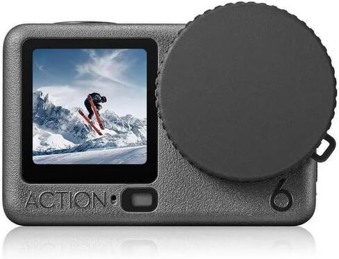 Silicone Lens Cap for DJI Osmo Action 6,Lens Cover from Crack Bumps Dust Scratch When Not Using（2PCS） in Saudi Arabia