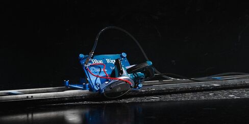 منشار السكك الحديدية Blue Ripper Jr، شفرة 8 بوصة، عمق القطع 4 سم، أداة قطع الحجر مع نظام تغذية المياه (مع سكة ​​4'6 بوصة) in Saudi Arabia