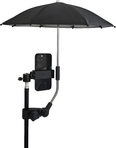 50CM Camera Umbrella Photography Rain Sun Protection Adjustable | Flexible camera umbrella with rain and sun protection, ideal for DSLR photography, outdoor shooting and changing weather in Kuwait