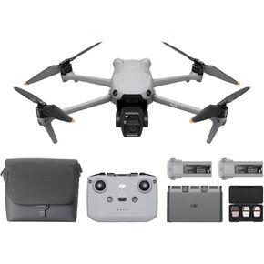 مجموعة DJI Air 3S Fly More Combo (RC-N3)، طائرة بدون طيار مزودة بكاميرا CMOS واسعة الزاوية ومتوسطة الحجم مقاس 1 بوصة، فيديو HDR بدقة 4K/60 إطارًا في الثانية، واستشعار العوائق الليلية متعدد الاتجاهات (متجدد) in Kuwait
