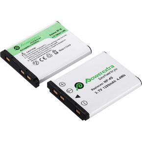 2 × بطارية NP-45 NP-45A NP-45B NP-45S متوافقة مع Fujifilm INSTAX Mini 90 وFinePix XP20 XP22 XP30 XP50 XP60 XP70 XP80 XP90 XP120 XP130 XP140 T350 T400 T500 T510 T550 T560 JX520 JX550 in Kuwait
