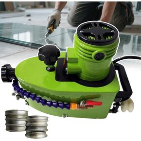 آلة تلميع الحواف الزجاجية المحمولة - مطحنة كهربائية 800 واط مع 8000 دورة في الدقيقة للميلا المستقيمة والمستديرة - مثالية للزجاج والحجر والسيراميك in Kuwait