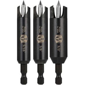 Montana Brand MB-65907 7/16" Self-Centering Plug Cutter (Made in USA) in Saudi Arabia