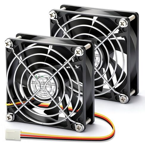 40mm x 10mm 3Pin DC Brushless Fan High Speed 12V 4500RPM for 3D Printer DVR DIY Computer Case Projector Switches Power Supply Inverter 2 Packs in Kuwait