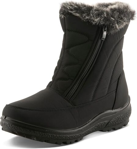flexus Women's Persenia Snow Boot, Black, 7.5-12 in Saudi Arabia