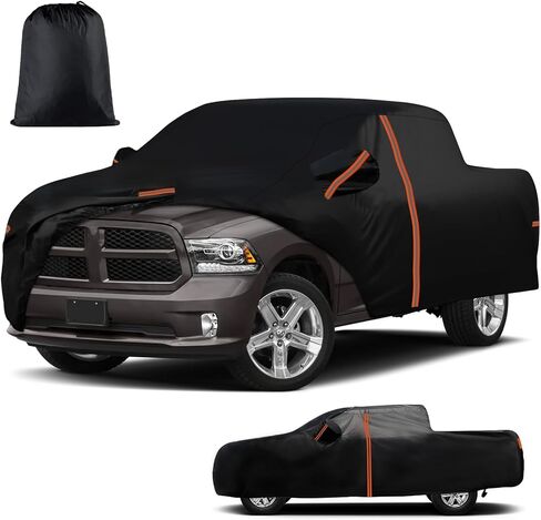 Waterproof Truck Cover Custom Fit for Dodge Ram 1500 Regular cab 8'，Quad Cab 6'4" 2002–2008/2011-2024，Quad Cab 8'，All Weather Pickup Truck Cover,Windproof Cover, Snow Rain Dust Cover,Sun UV Protect in Saudi Arabia