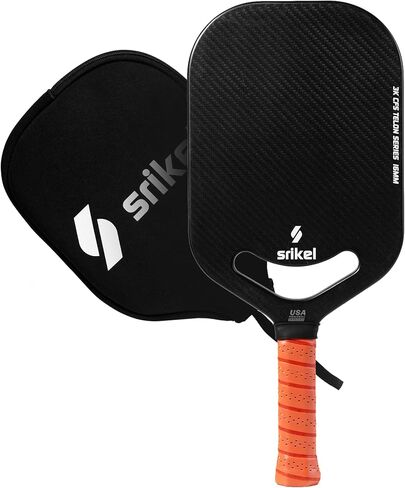Pickleball Paddle with Aero Throat ، 3K T700 Carbon Fiber Pickle Paddle with 16 mows power honeycomb core ، pickleball bicket therft in Saudi Arabia