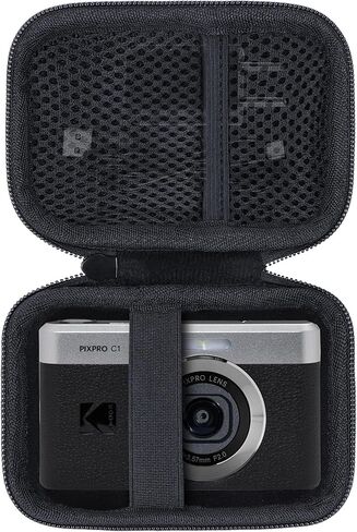حقيبة تخزين متوافقة مع كاميرا KODAK PIXPRO C1 الرقمية ذات التكبير السهل (جراب أسود) in Saudi Arabia