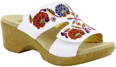 Alegria Women's "Linn" Sandal-White Needle & Pins-37 B/M EU (7-7.5 US) in Saudi Arabia