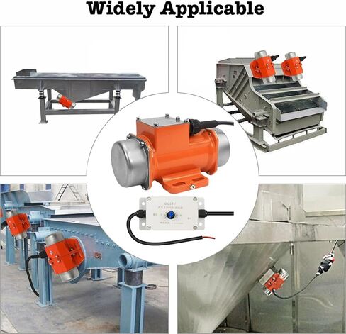 100W Vibration Motor, DC 24V Brushless Vibration Motor for Cement Mixer, Aluminum Alloy Concrete Vibrator Motor 5000RPM 100KG Force for for Vibrating Table Shaker Sand Spreader in Saudi Arabia