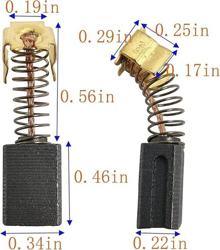CB407 Carbon Brushes - Compatible with CB407, CB419, 191962-4, 191927-6, 195007-0 - - Set of 4 Brushes for Makita Power Tools,Rotary Drill,Jig Saw,Drill,Sander, Rotary Hammer (2-pack) in Saudi Arabia