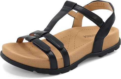Women's Orthopedic Walking Sandals with Arch Support and Adjustable Ankle & Foot Straps, Comfortable for Everyday Wear in Saudi Arabia