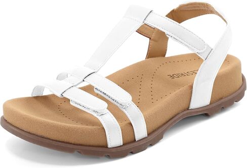 Women's Orthopedic Walking Sandals with Arch Support and Adjustable Ankle & Foot Straps, Comfortable for Everyday Wear in Saudi Arabia