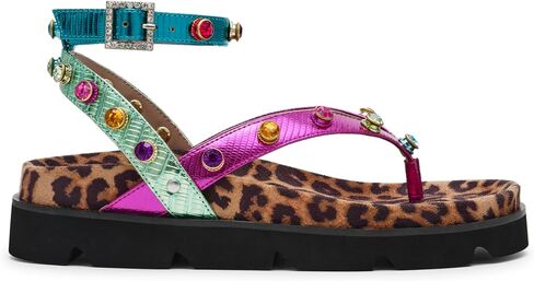 Betsey Johnson Women's Conley, Metallic Multi, 9 in Saudi Arabia