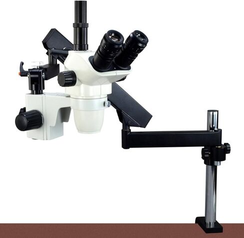 OMAX 2-270X Stereo Microscope+Articulated Stand+Cold Light+10MP Camera in Saudi Arabia