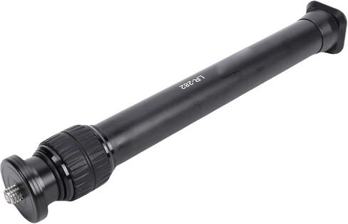 Yunseity Tripod Extension Pole, 2 Section Aluminum Alloy Center Column Extender Rod with Dual Layer Auto Screw Design, for Camera Gimbal Stabilizer Phone Clamp Microphone in Saudi Arabia