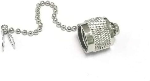 Davitu Electrical Equipments Supplies - 1PC TNC dust cap for TNC female connector with/without chain price - (Color: with chain) in Saudi Arabia