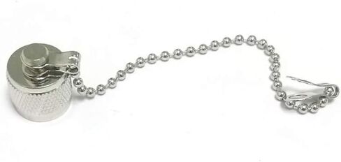 Davitu Electrical Equipments Supplies - 1PC TNC dust cap for TNC female connector with/without chain price - (Color: with chain) in Saudi Arabia