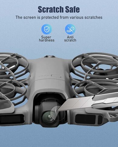 عبوتان من واقي العدسات لـ DJI NEO 2,9H من الزجاج المقسى لطائرة DJI NEO 2 بدون طيار، مضاد للخدش، خالٍ من الفقاعات، وضوح عالي الدقة in Saudi Arabia