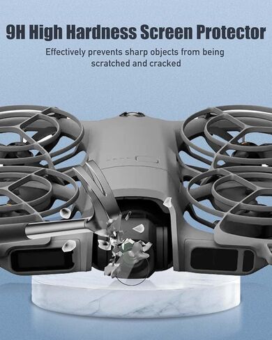 عبوتان من واقي العدسات لـ DJI NEO 2,9H من الزجاج المقسى لطائرة DJI NEO 2 بدون طيار، مضاد للخدش، خالٍ من الفقاعات، وضوح عالي الدقة in Saudi Arabia
