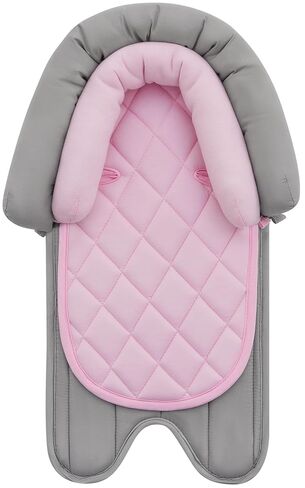 Pro Goleem مقعد السيارة يدعم الرضيع ، إدراج مقعد سيارة ناعم للرضع ، ودعمان للرأس من Carseat للمولود الجديد ، ومثالي لمقعد السيارة ، والعربة ، والأرجوحة ، والحارس ، والرمادي والأسود in Saudi Arabia