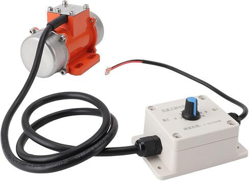 Concrete Vibrator, 15W 4000RPM Aluminum Alloy Electric Vibrating Motor with Speed Controller DC Vibration Motor Exciting Force Small Electric Motor for Shaker Table (DC12V) in Saudi Arabia