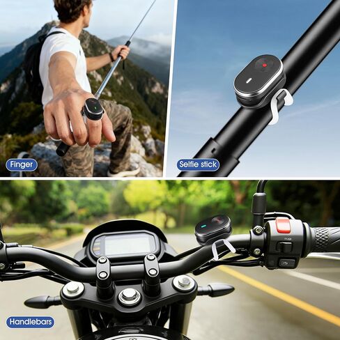 Ring Remote for insta360 GO Ultra/X5//X4/X3/Ace Pro 2 Mini Control for Gopro Hero 13 12 11 Max 2 for DJI Osmo Action 6 5 4 Nano 360 Accessories Phone Wireless Remote in Saudi Arabia