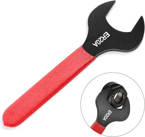 Hordion 1Pcs Collet Chuck Wrench for ER20A Lathe Clamping Nut, 30mm Spanner Wrench in Saudi Arabia
