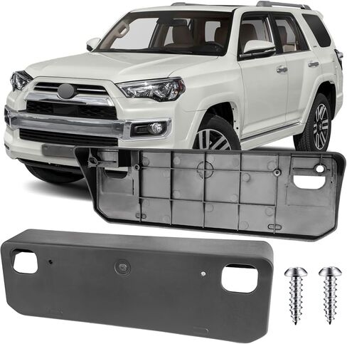 License Plate Bracket Accessories for Toyota 4Runner 2014 2015 2016 2017 2018 2019 2020 2021 2022 2023, Front Bumper License Plate Holder Replacement Frame Black Mount Type B in Saudi Arabia