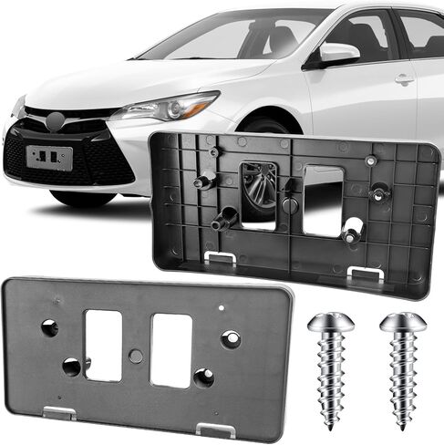 License Plate Bracket Accessories for Toyota 4Runner 2014 2015 2016 2017 2018 2019 2020 2021 2022 2023, Front Bumper License Plate Holder Replacement Frame Black Mount Type B in Saudi Arabia