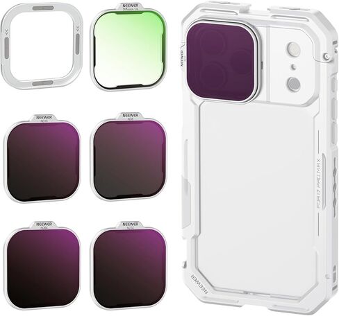 NEEWER 37mm Filter Lens Backplate for PA143/PA144 Phone Cage Only, Quick Release Video Rig Mobile Camera Photography Accessories Compatible with iPhone 17 Pro 17 Pro Max Beastgrip, PA152 in Saudi Arabia