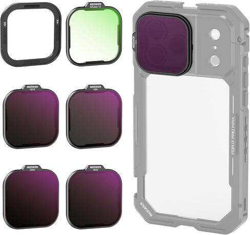 NEEWER 37mm Filter Lens Backplate for PA143/PA144 Phone Cage Only, Quick Release Video Rig Mobile Camera Photography Accessories Compatible with iPhone 17 Pro 17 Pro Max Beastgrip, PA152 in Saudi Arabia