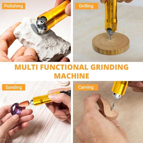 1200W 30000RPM Electric Flex Shaft Rotary Tool, Hanging Carver with Flex Shaft, Foot Pedal Control, Forward and Reverse Rotation, Metal Flexible Shaft Equipped with Polishing Accessories in Kuwait