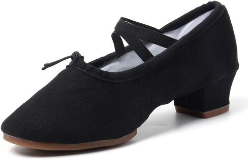 SWDZM Women's Latin Dance Shoes Close Toe Canvas Ballroom Tango Yoga Teaching Practice Dancing Shoes in Saudi Arabia