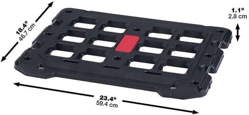 For Milwaukee 48-22-8485 PACKOUT Mounting Plate Length 23.42 in Width 18.42 in Height 18.42 in in Saudi Arabia
