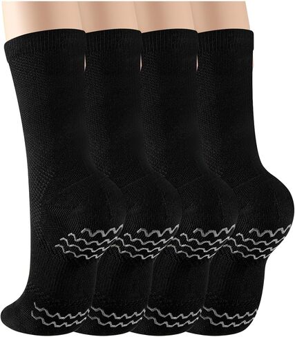 Jecery 2 Pairs Dance Non Slip Socks with Spin Spot Compression Ankle Socks Ballet Dance Stockings for Women Girls Dancer in Saudi Arabia